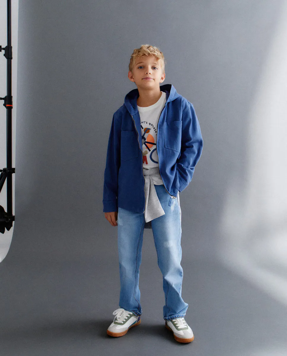 

Рубашка с длинными рукавами для мальчиков Kids El Corte Inglés, индиго