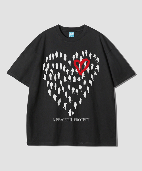 

Футболка оверсайз с коротким рукавом, принт «Любовь и мир» GRANFINNY, черная, Черный, Футболка оверсайз с коротким рукавом, принт «Любовь и мир» GRANFINNY, черная