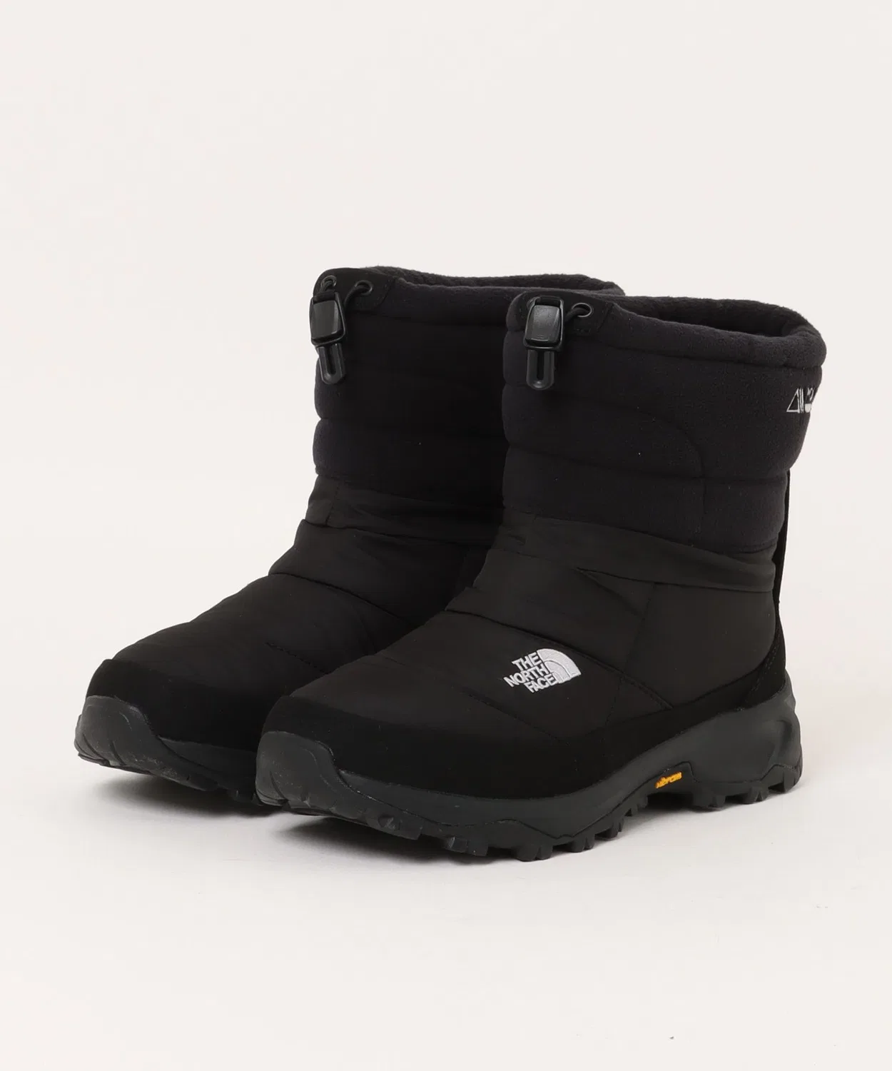 Зимние ботинки The North Face с технологией POLARTEC, 2WAY, чёрно-белые