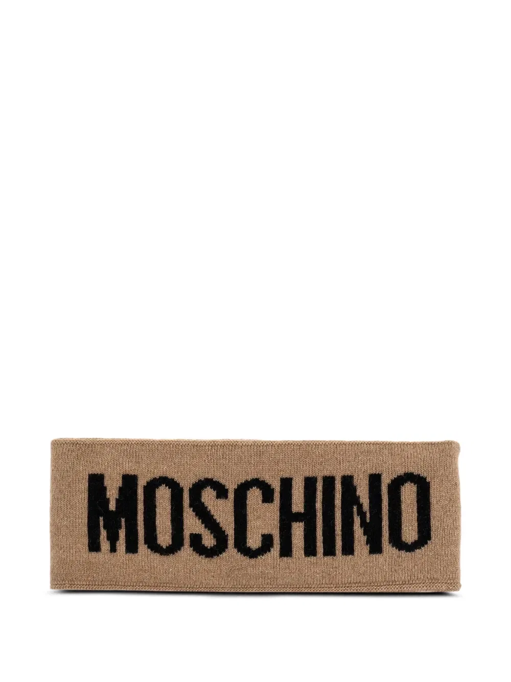 Повязка на голову с логотипом Moschino, коричневый