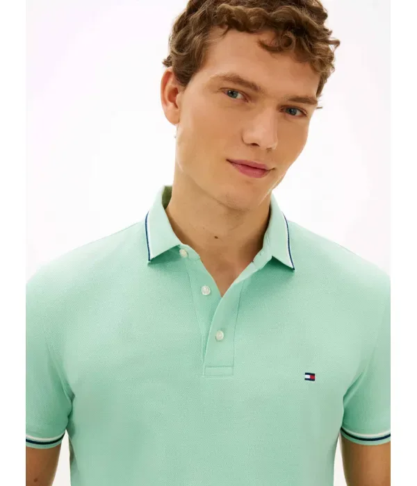 Полюс slim fit Tommy Hilfiger, мятный — фото 4