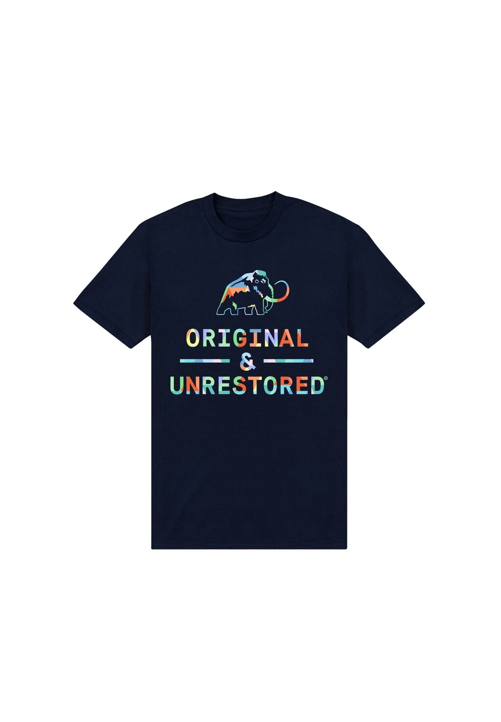 

Футболка с принтом ORIGINAL & UNRESTORED PRISM Henry Tiger, темно-синий