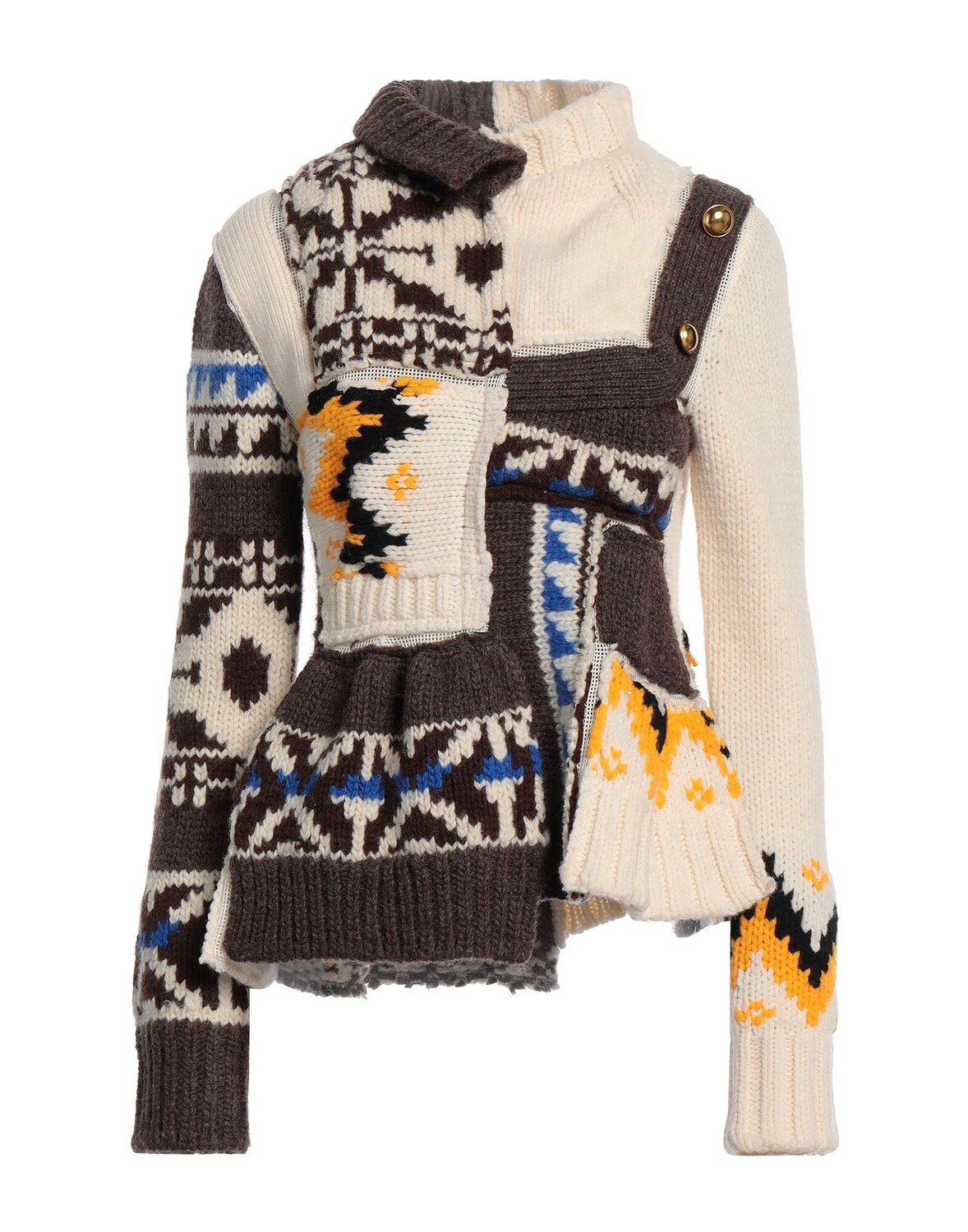 

Водолазка Sacai, слоновая кость