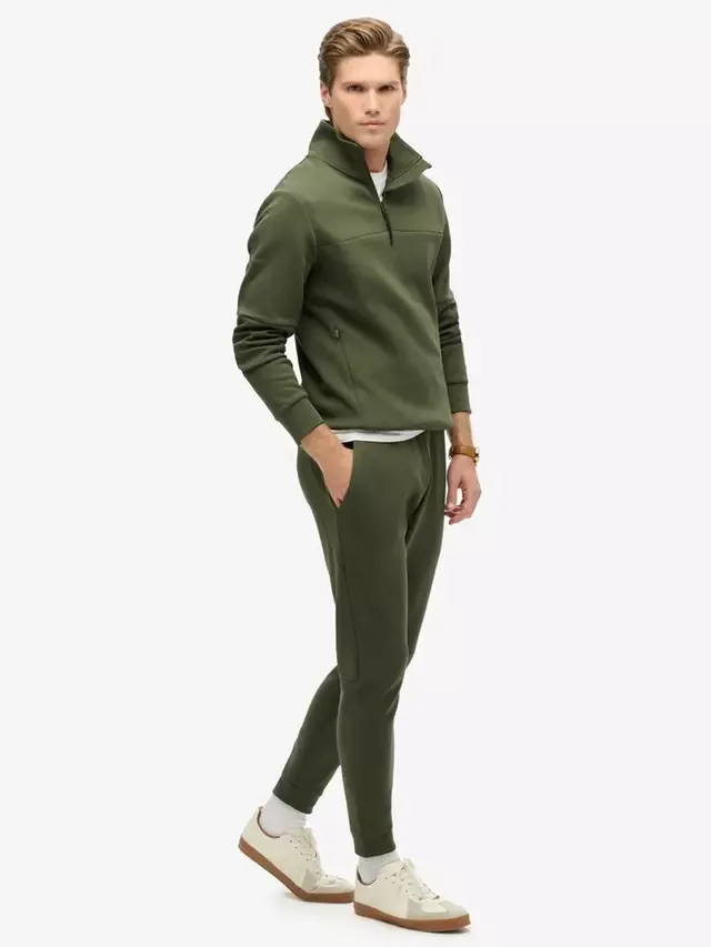 Спортивные брюки-джоггеры Tech Tapered, темно-зеленый цвет мха Superdry — фото 3