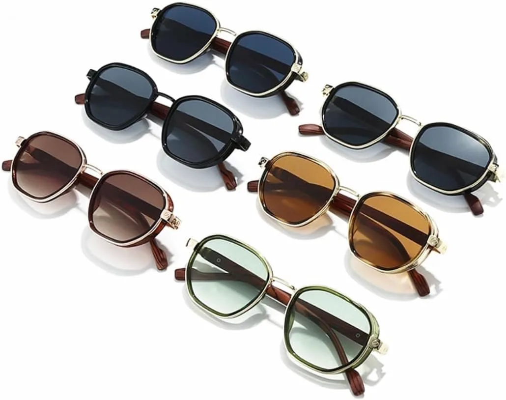 

Солнцезащитные очки с защитой UV400 | Круглые, градиентного цвета | для женщин и мужчин, для занятий спортом на открытом воздухе и вождения LXLHWN, Gold Tea