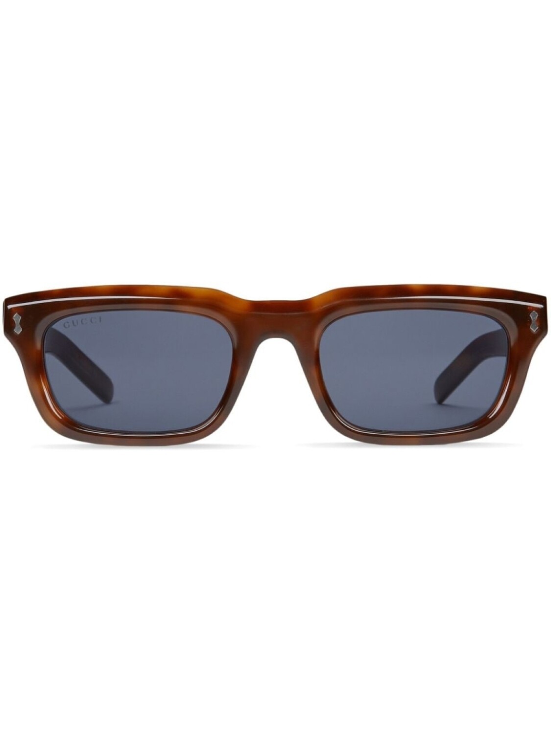 

Gucci Eyewear солнцезащитные очки в прямоугольной оправе с логотипом, коричневый