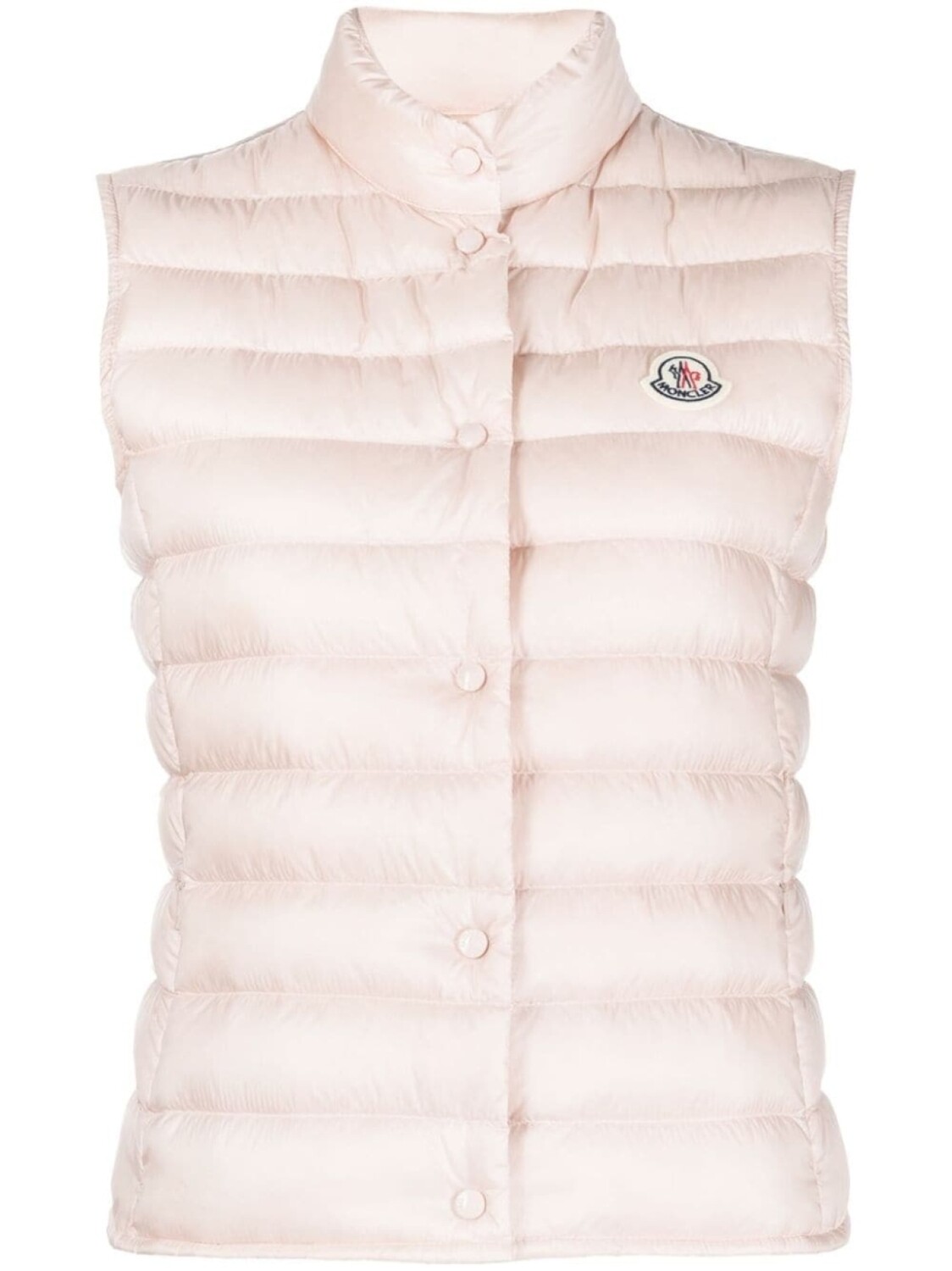 

Moncler жилет Liane с нашивкой-логотипом, розовый