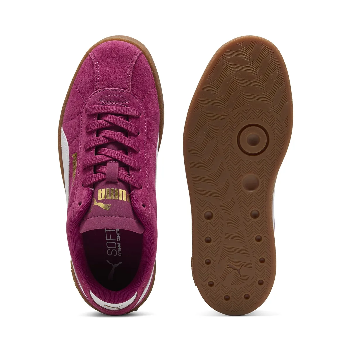 Кроссовки повседневные Club II Jr унисекс Puma, фиолетовый — фото 4