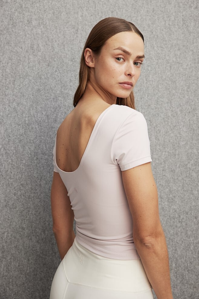 

Спортивная рубашка из софтмува H&M, розовый