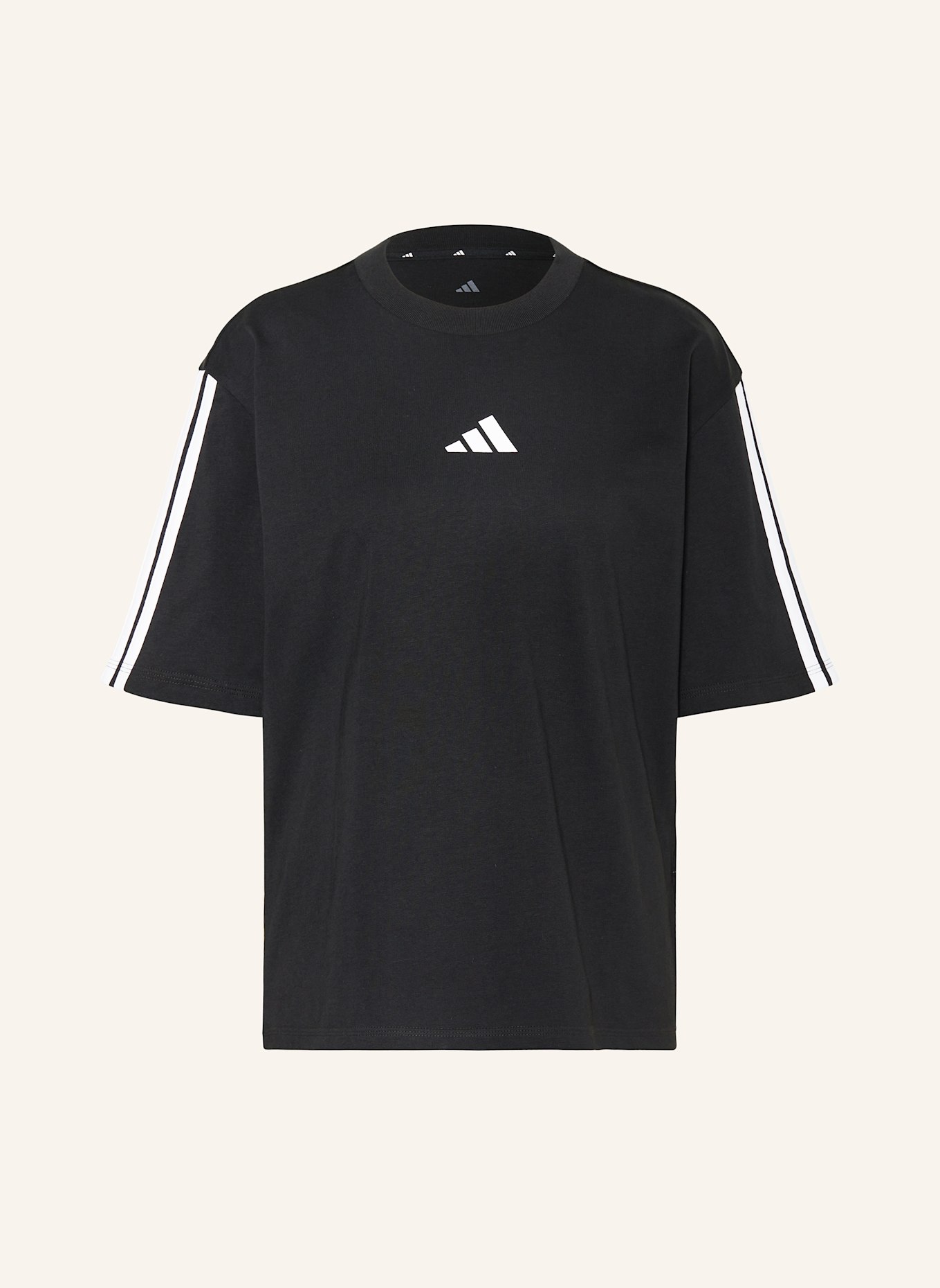 

Футболка Essentials с тремя полосками Adidas, черный