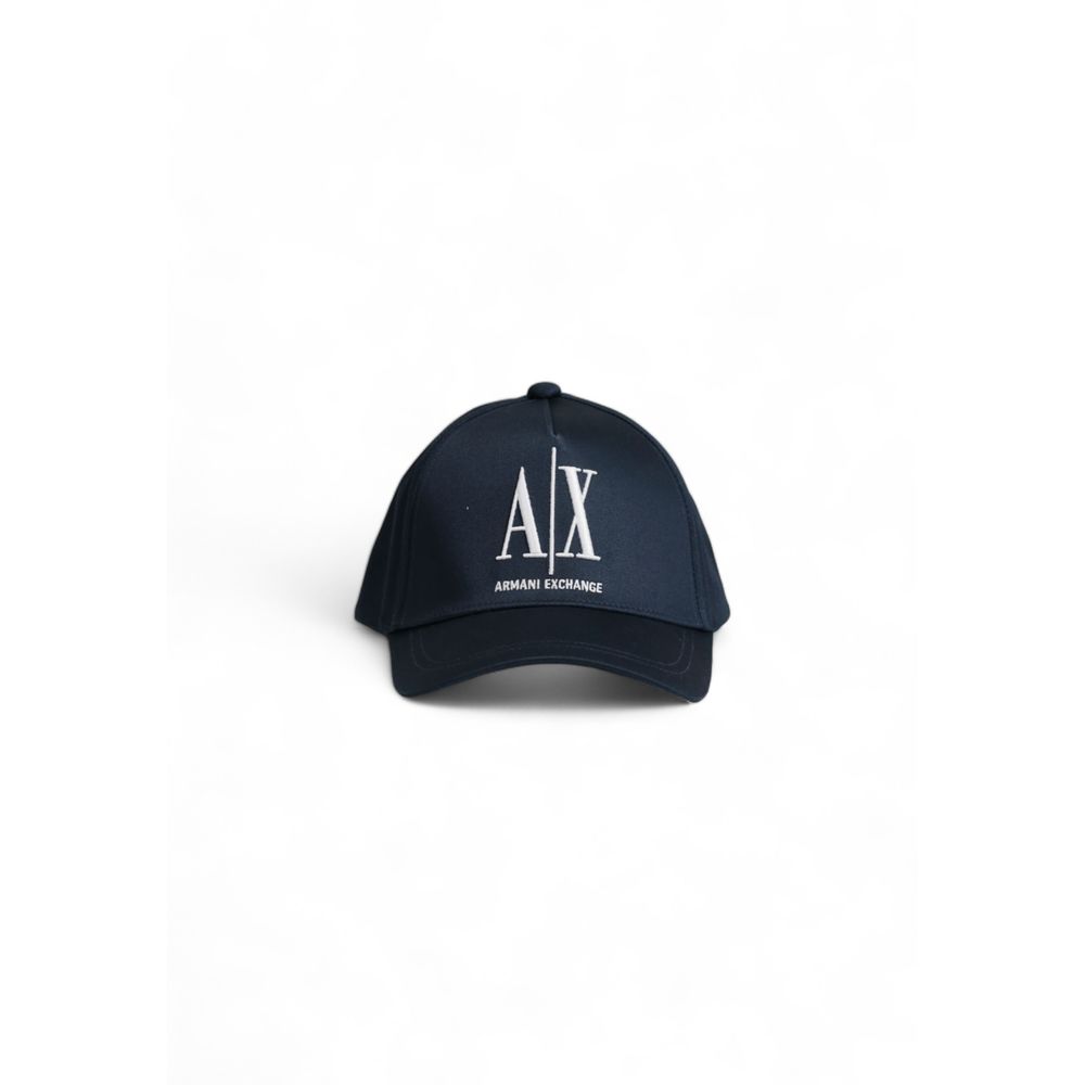 

Синие хлопковые шапка и кепка Armani Exchange