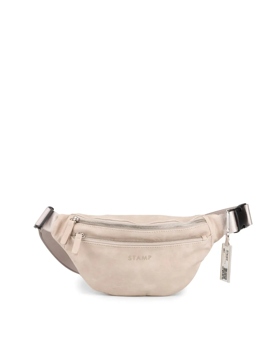 

Женская поясная сумка из экокожи Stamp, бежевый