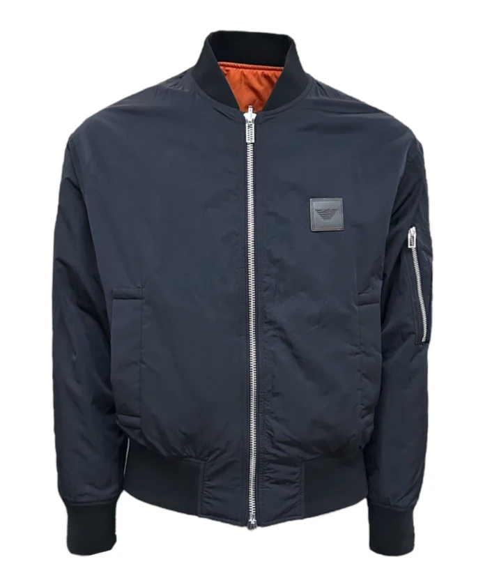 

Синяя куртка-бомбер 6l1bh41nmxz0920 Emporio Armani, синий