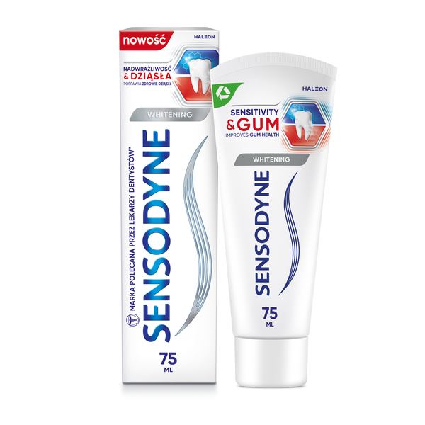 

Зубная паста, 75 мл Sensodyne Whitening nadwrażliwość i dziąsła