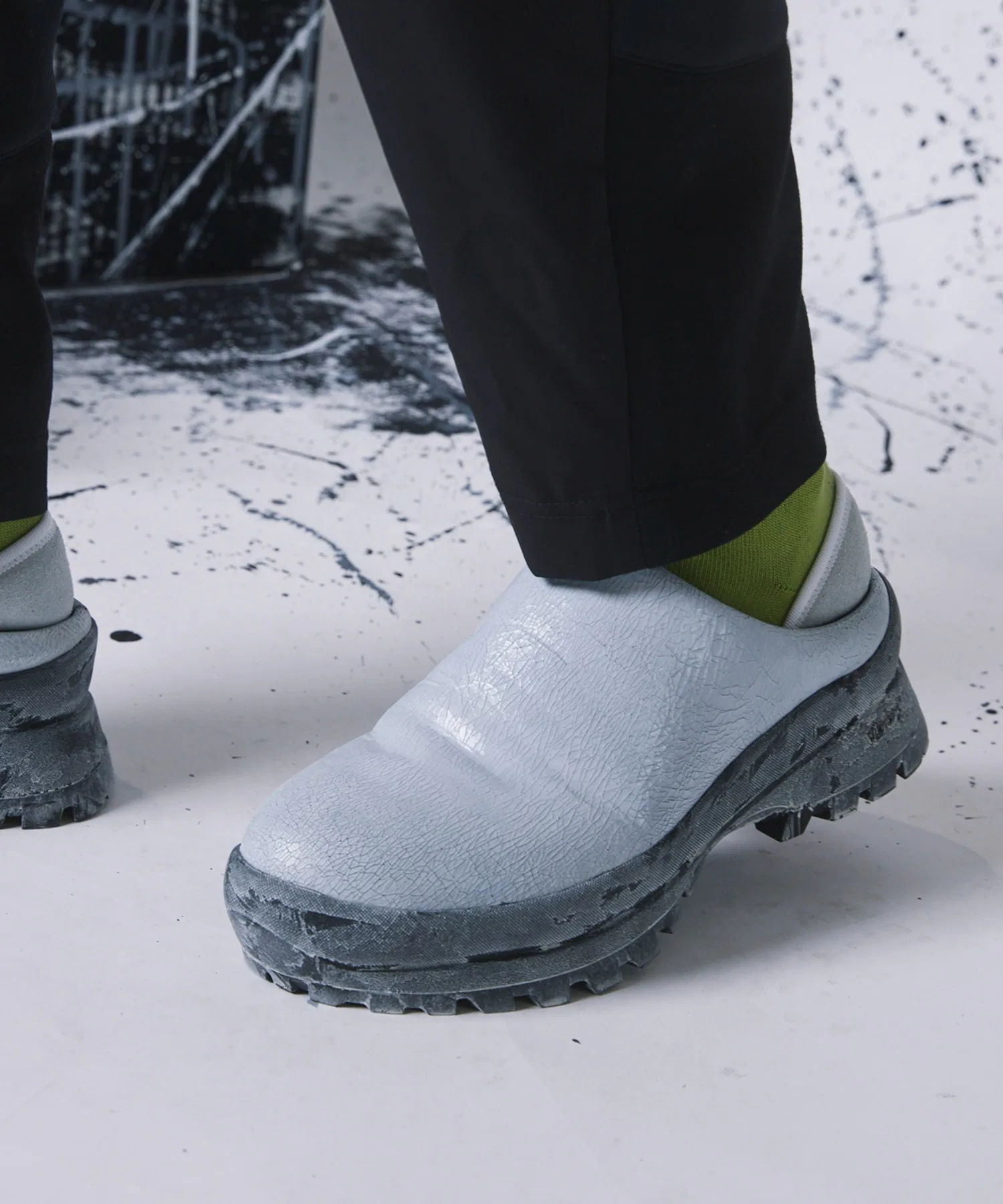 Мужские кроссовки MAISON SPECIAL Vibram Sole Slip-Ons Type Sneaker — фото 3