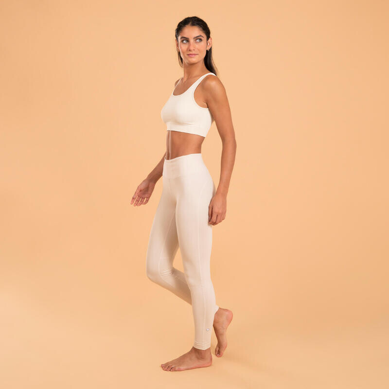 

Женские хлопковые леггинсы для йоги бежевого цвета KIMJALY, цвет beige