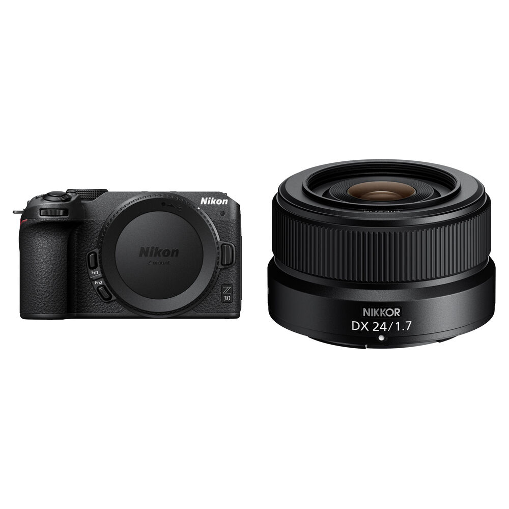 

Беззеркальная камера Nikon Z30 Mirrorless Camera with 24mm f/1.7 Lens Kit