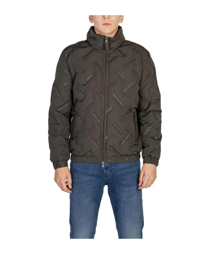 

Классическая зеленая мужская куртка из полиэстера Antony Morato, зеленый