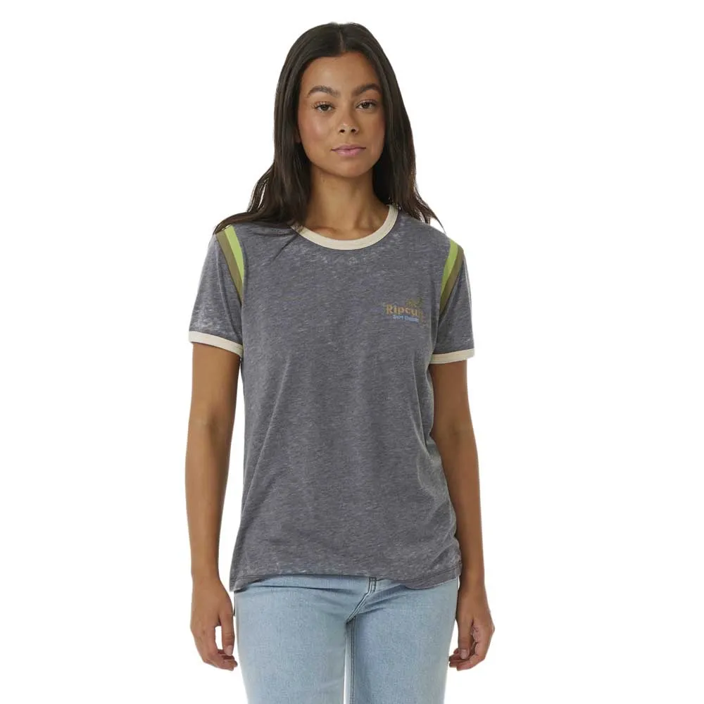 

Футболка Rip Curl Ringer Surf Revival, серый