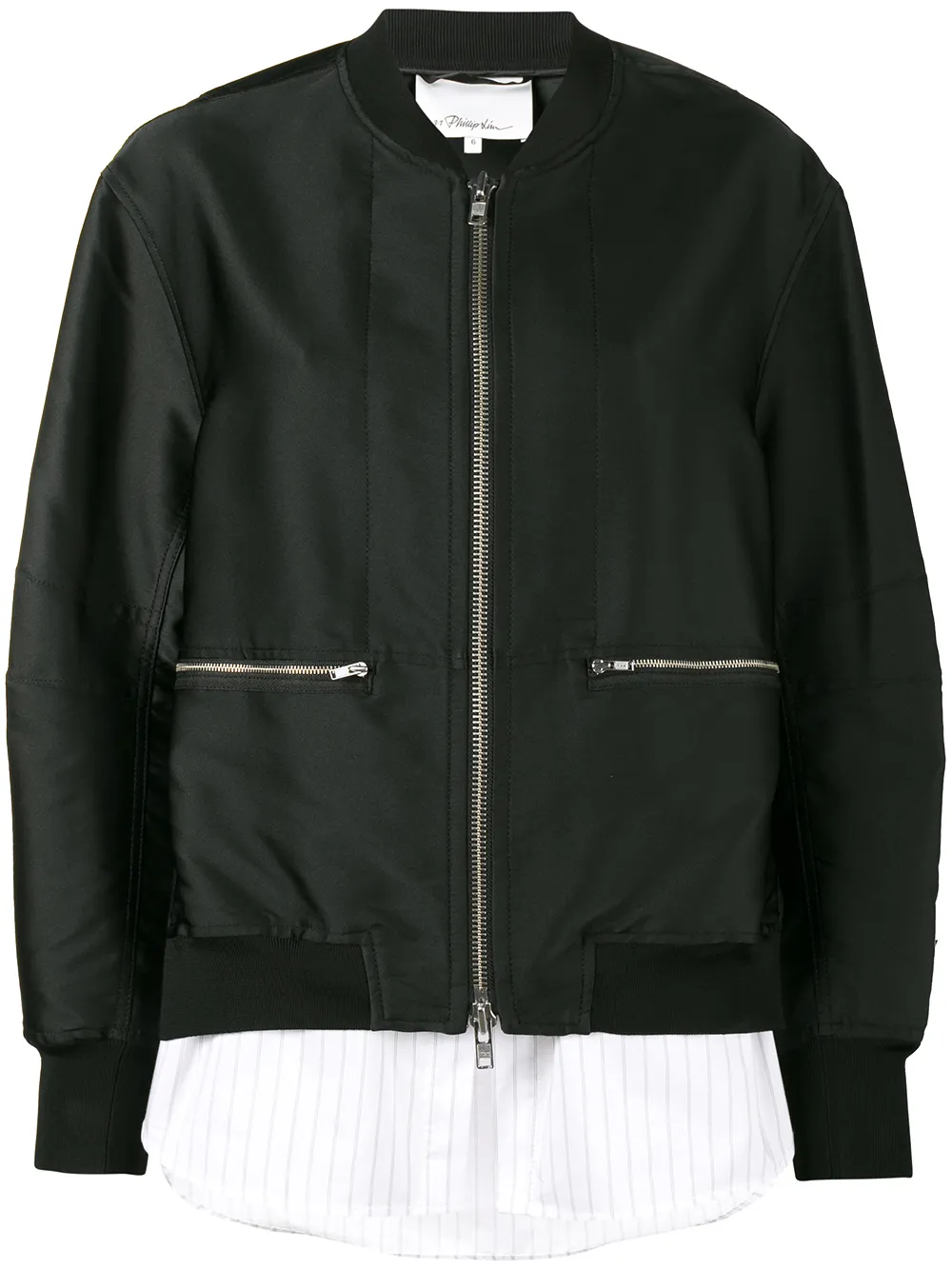 

Многослойный бомбер 3.1 Phillip Lim, черный