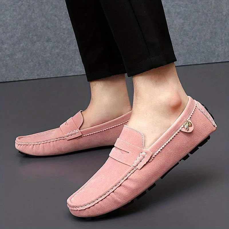 Туфли мокасины Penny Loafer Shoes, розовый Hhhchpm — фото 4