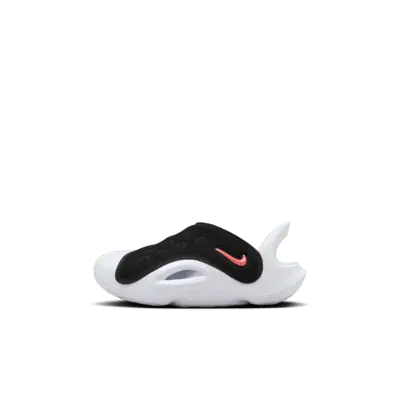 

Сандалии Nike Aqua Swoosh, цвет Black/Green Strike/White/Hyper Orange