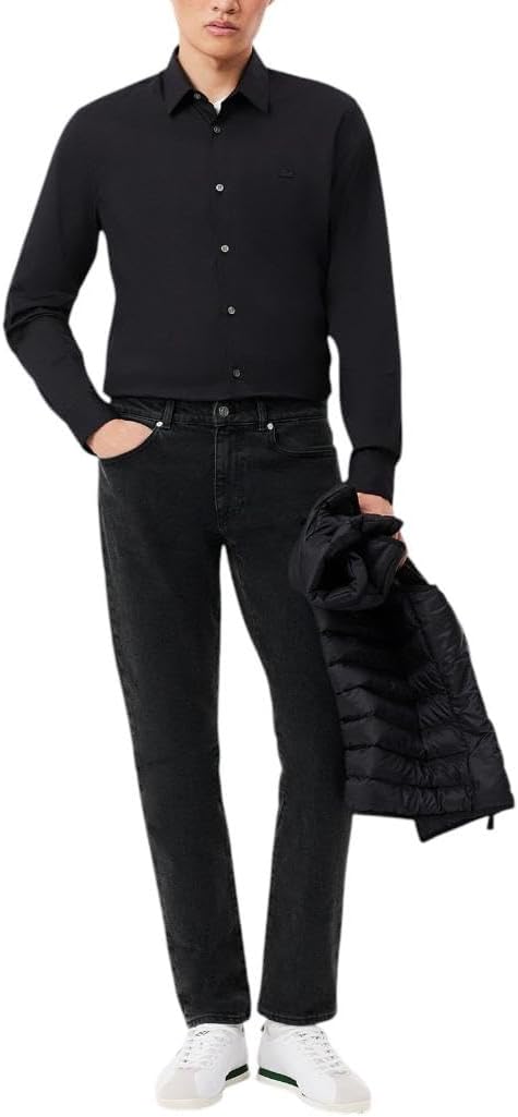 

Lacoste мужские джинсы slim fit из стрейч-хлопкового денима, Back Indigo