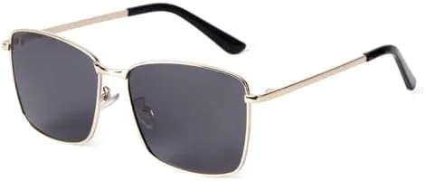 

Солнцезащитные очки для женщин 2027 года, квадратная форма, пластиковая оправа, прозрачные линзы, защита от УФ-излучения UV400, модные очки для вождения MTZJH, C2