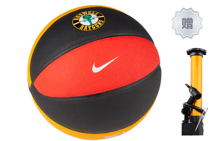 

Nike Баскетбольный мяч PU черно-оранжево-желтый размер 7 тренировочный унисекс