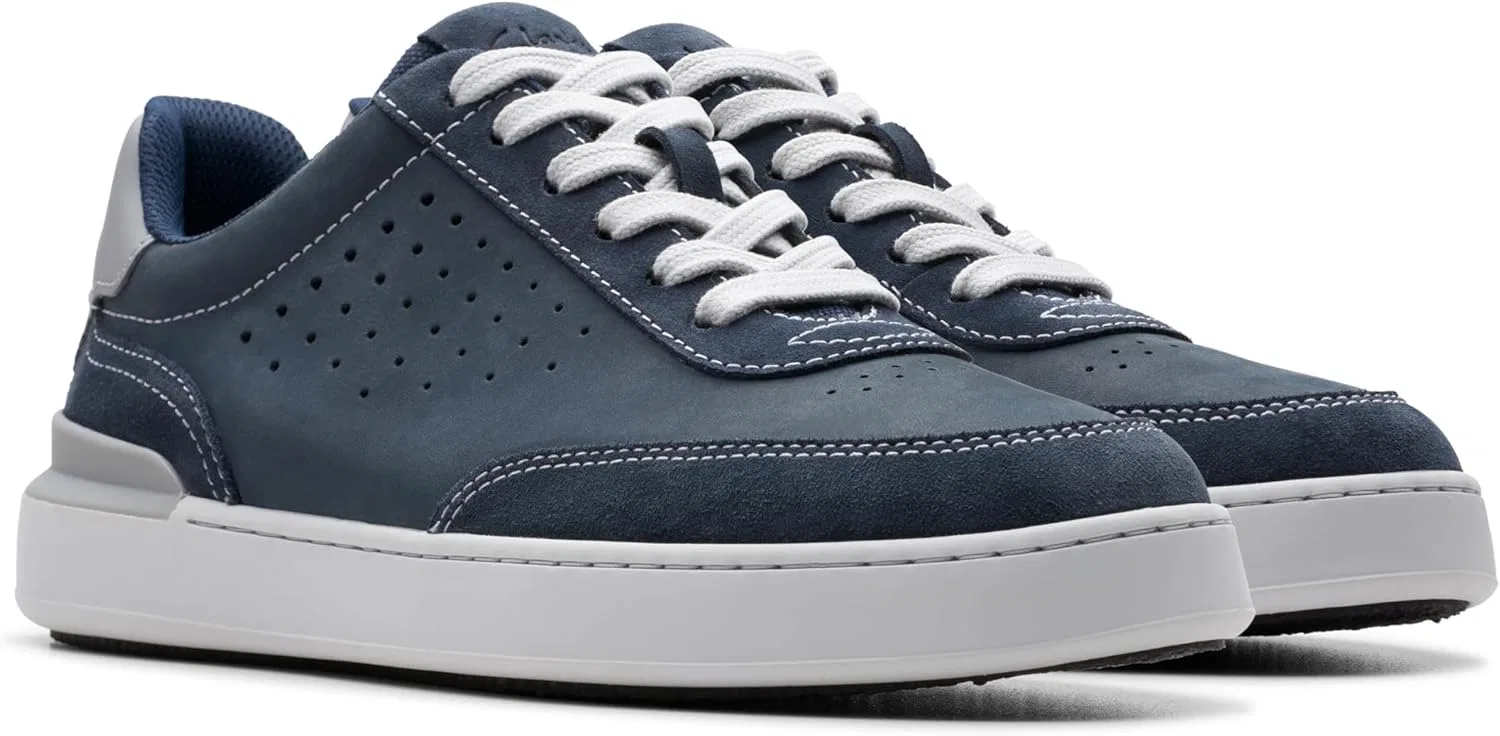 Мужские кроссовки Clarks Courtlite Run, Navy Nubuck — фото 4