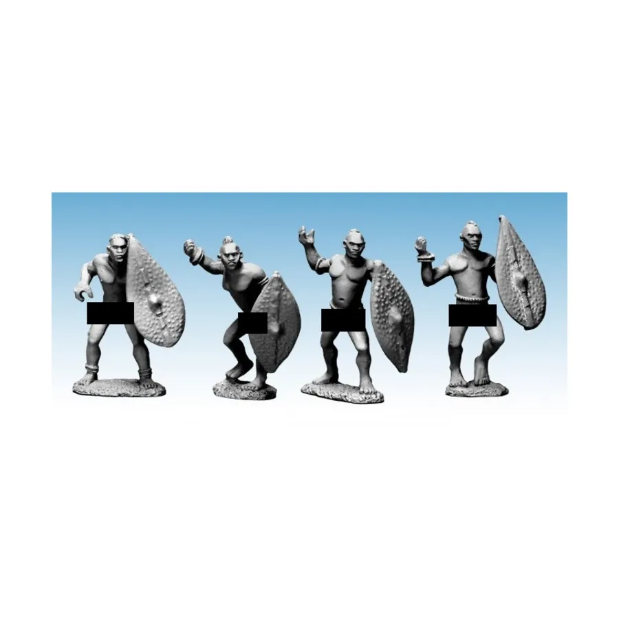 

Динка Копейщики 2, Darkest Africa (28mm) (Copplestone Castings)
