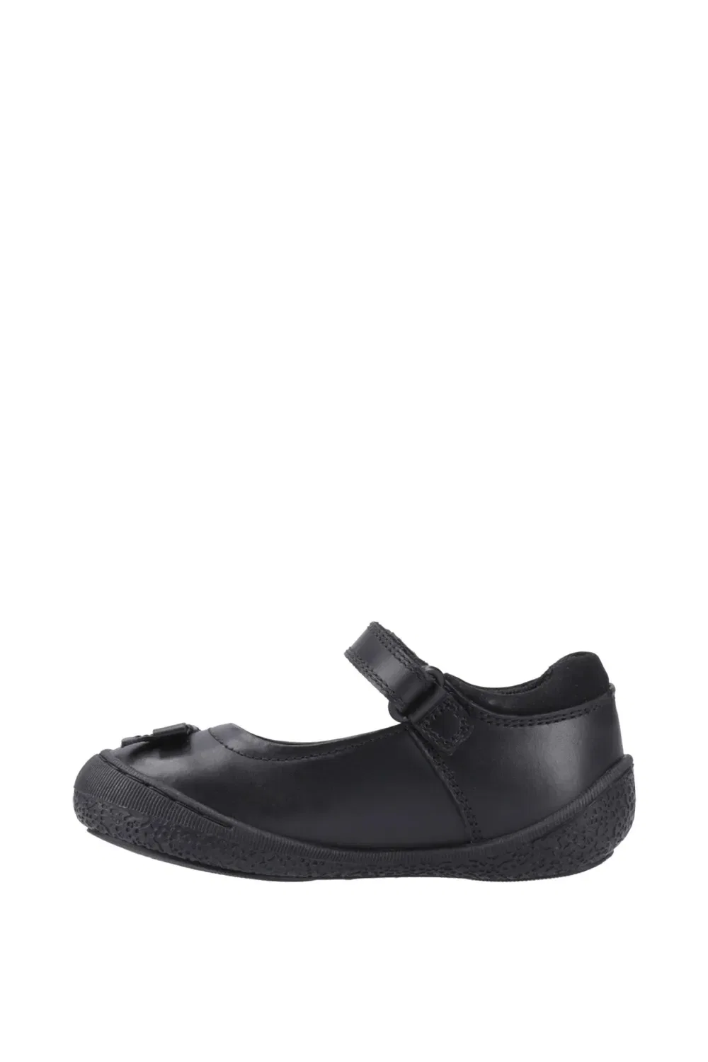 Туфли для девочек с бантом Hush Puppies, черный — фото 4