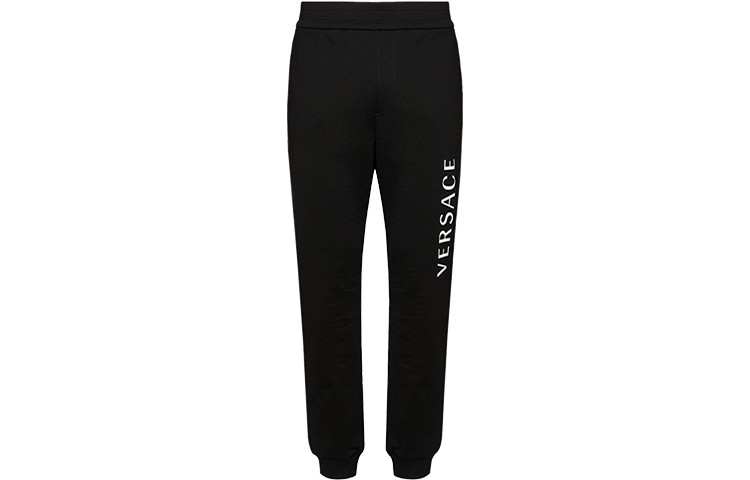 

VERSACE Трикотажные спортивные штаны мужские черные