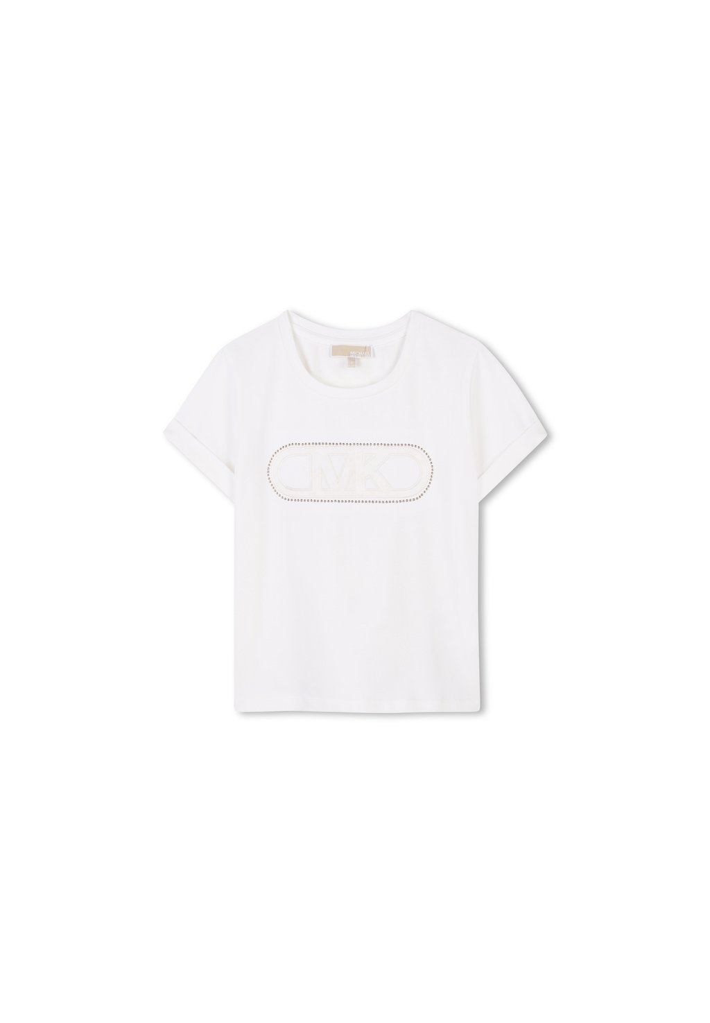 

Футболка с принтом Michael Kors Kids, слоновая кость