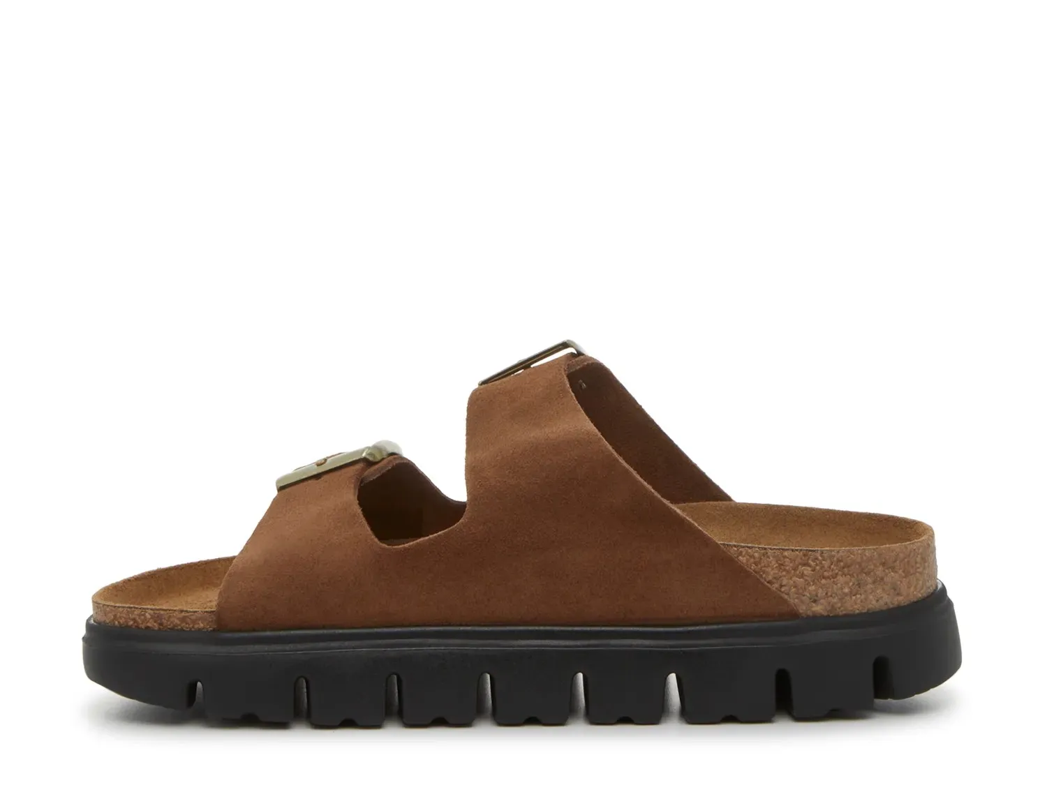 Сандалии-слайды Birkenstock Papillio By Birkenstock Arizona Platform Slide - женские, темно-коричневые — фото 3