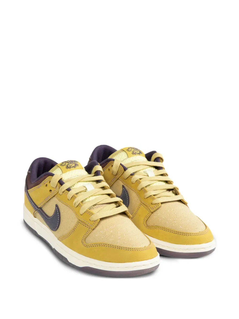 Низкие кроссовки Dunk на шнуровке Nike, желтый — фото 2