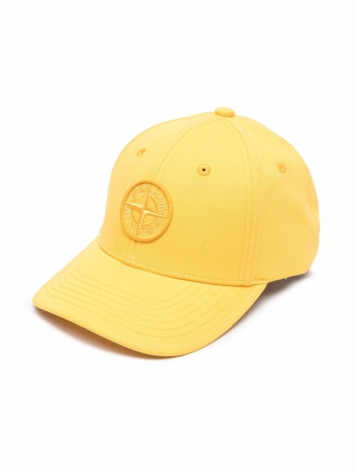 

Stone Island Junior бейсболка с вышивкой Compass, желтый