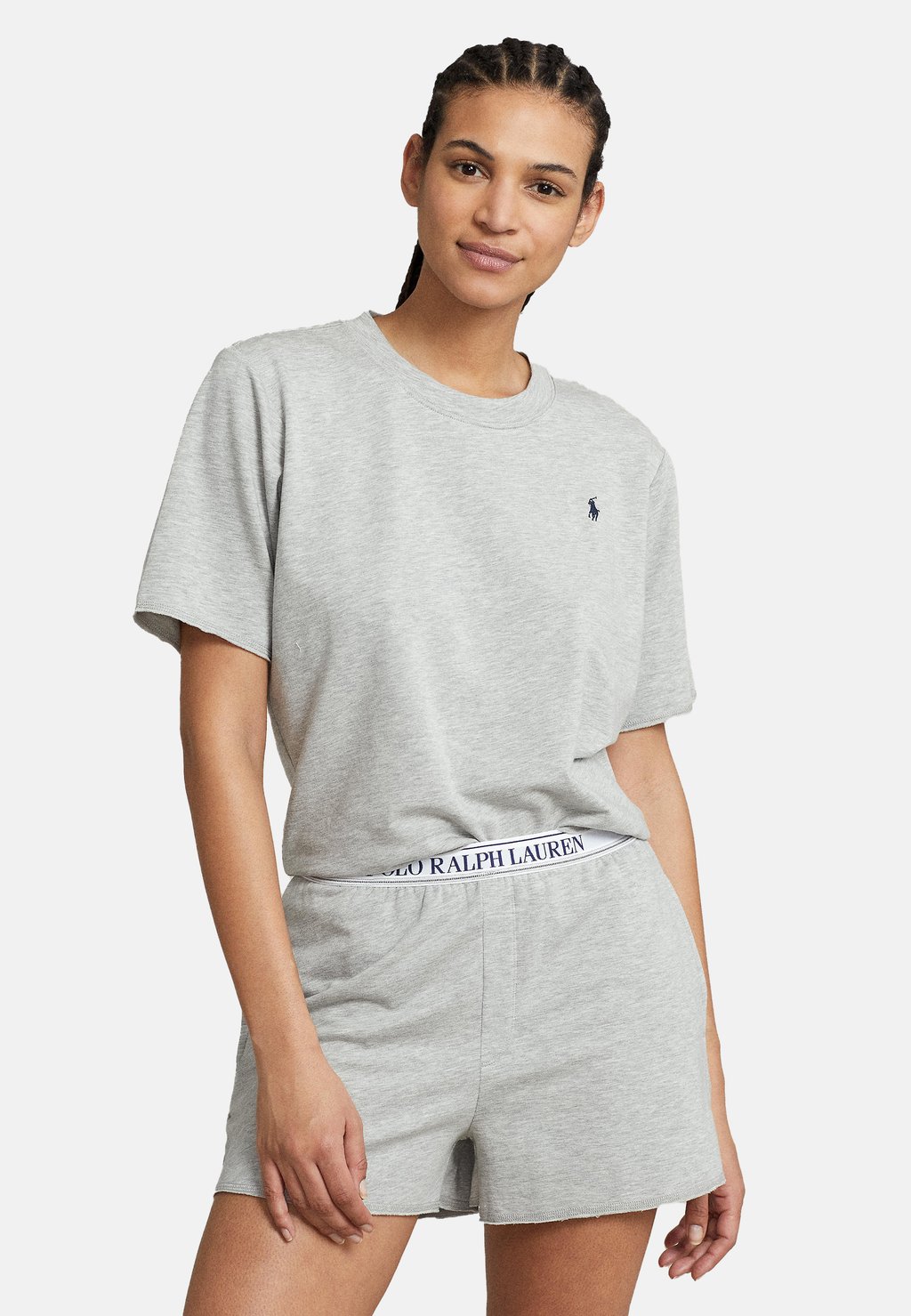 

Пижама SHORT SLEEVE SET - Pyjama set Polo Ralph Lauren, серый