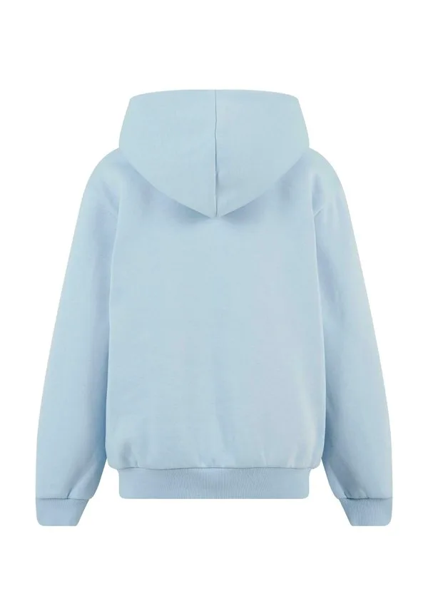 Небольшая фирменная базовая детская толстовка Karl Kani, Light Blue — фото 2