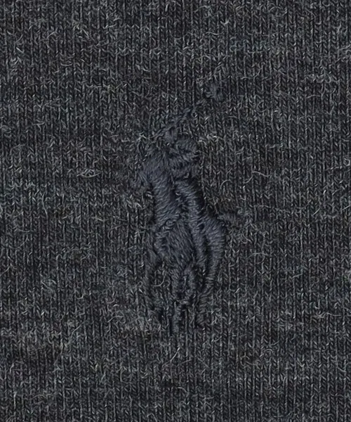 Леггинсы с вышивкой Polo Ralph Lauren, полушерстяные, M-L, цвет: угольный — фото 4