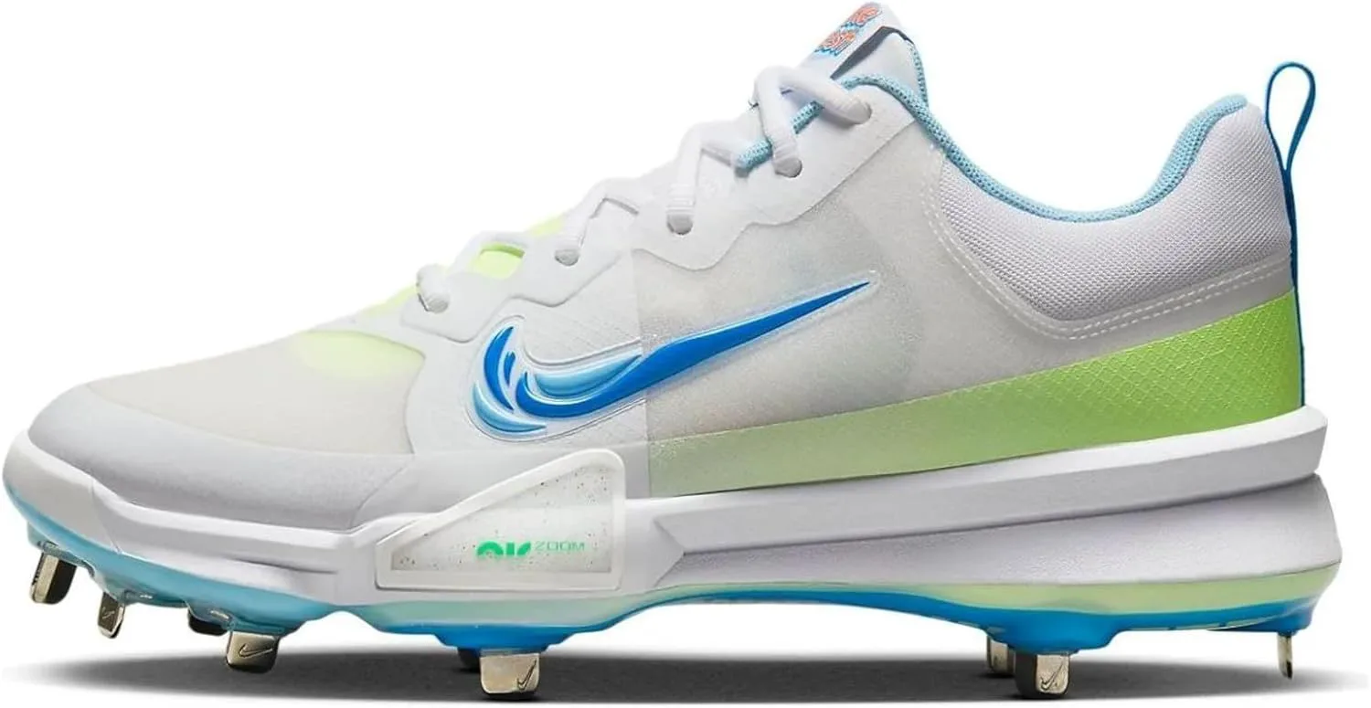 Бейсбольные бутсы Nike Men's Force Zoom Trout 9 Pro Low, белый/синий