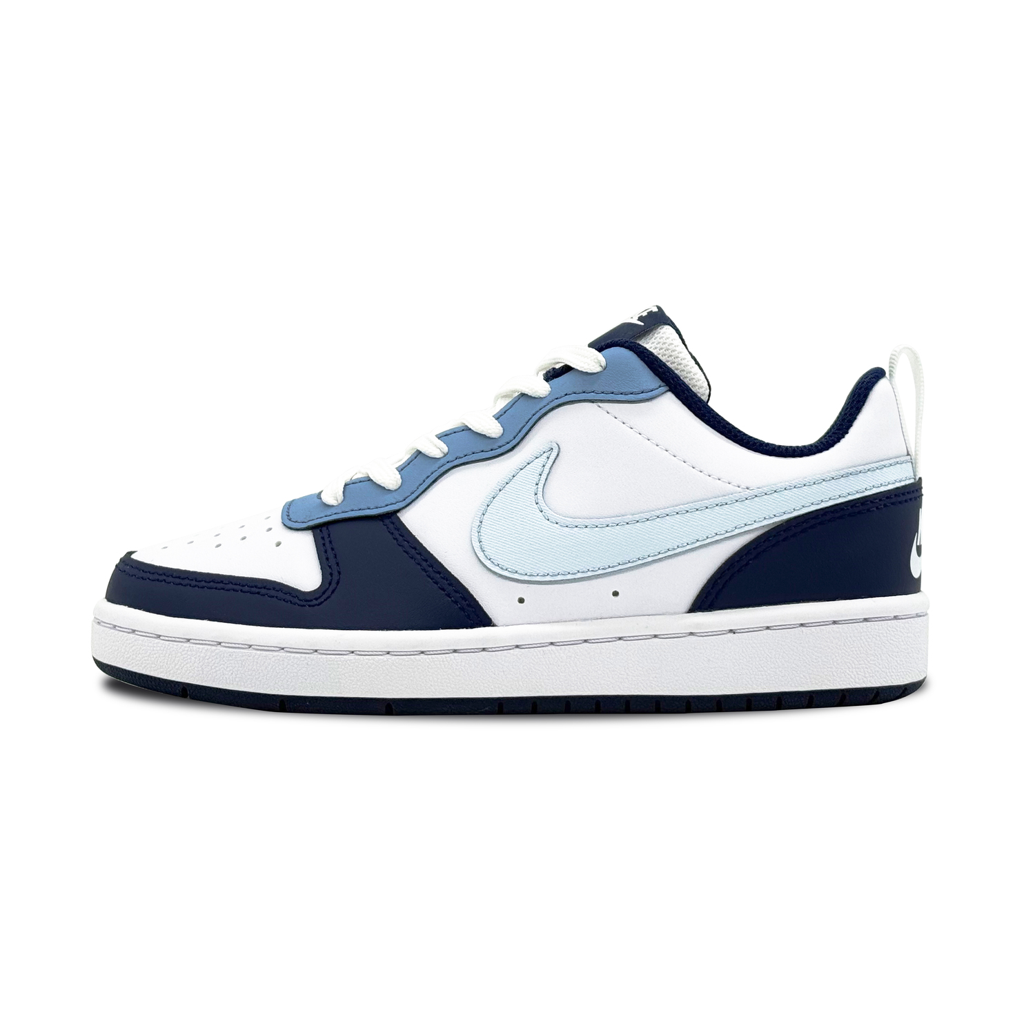 

Nike Court Borough Low 2 Low Top детские скейтбординг кроссовки Light Blue для подростков