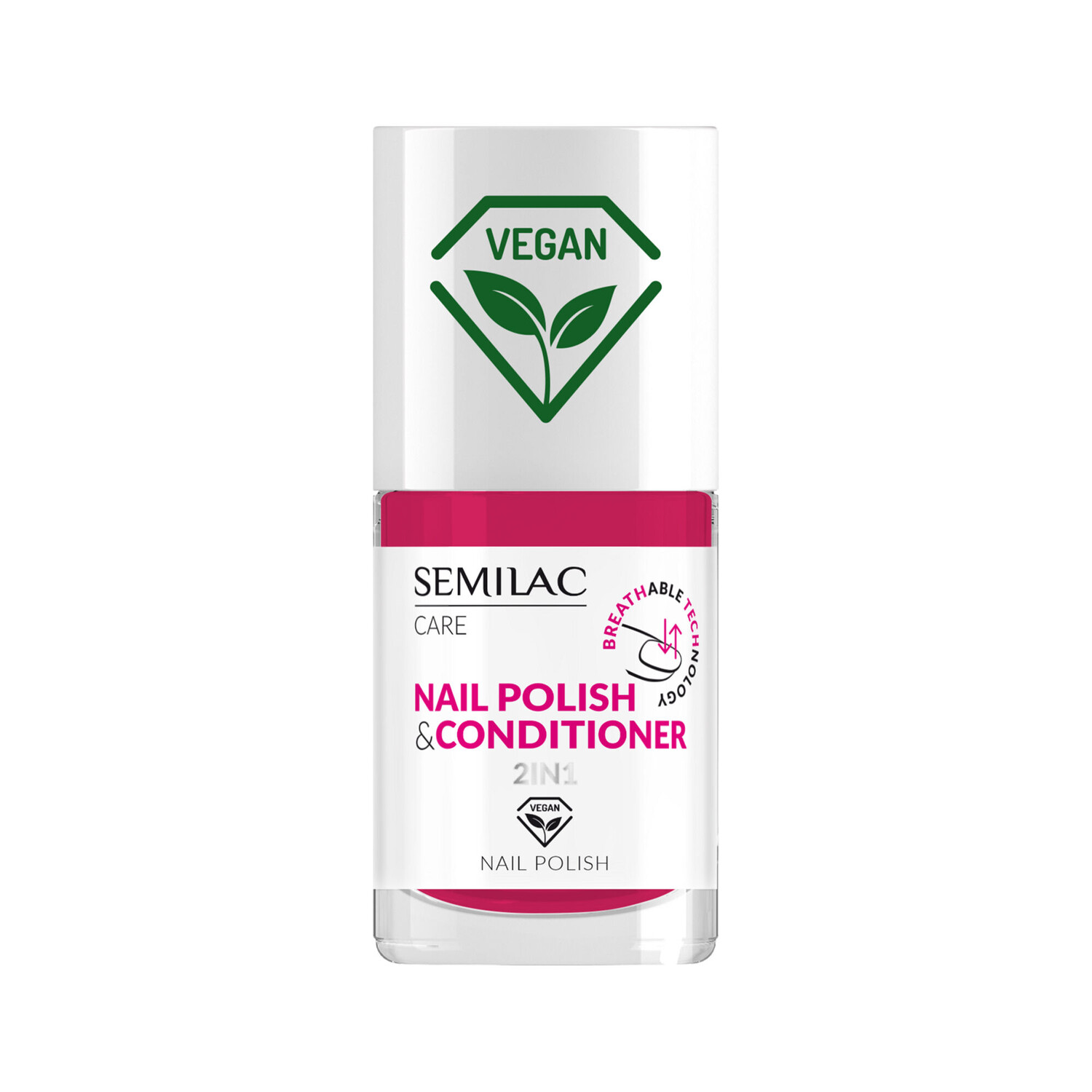 

Классический лак для ногтей с кондиционером 030 Semilac Vegan, 7 мл