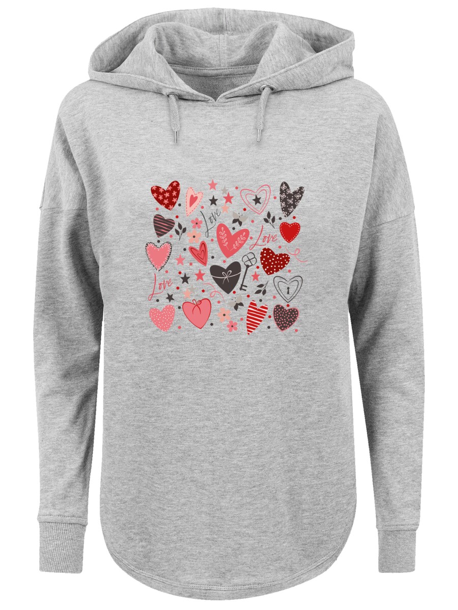 

Толстовка F4NT4STIC Cute Herzen Variety Valentinstag, Graphite/mottled grey