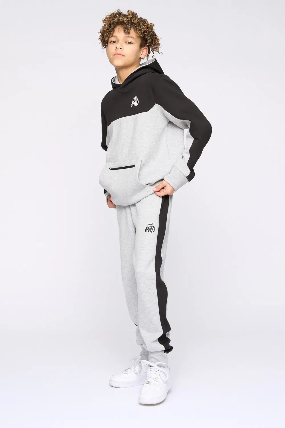 Детский спортивный костюм Techy Tracksuit Kings Will Dream, серый