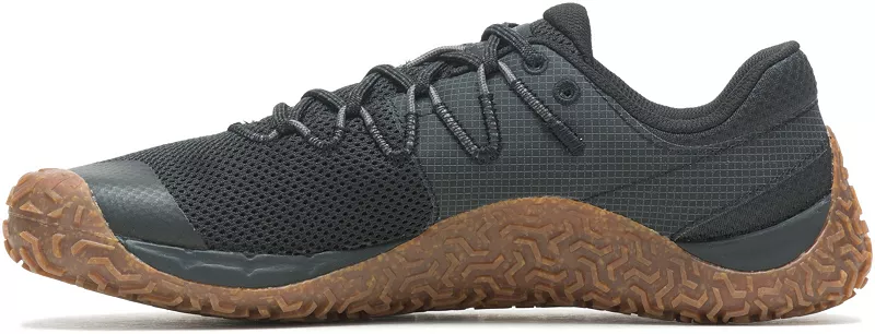 Мужские кроссовки Merrell Trail Glove 7 для трейлраннинга, цвет Black/Gum — фото 3