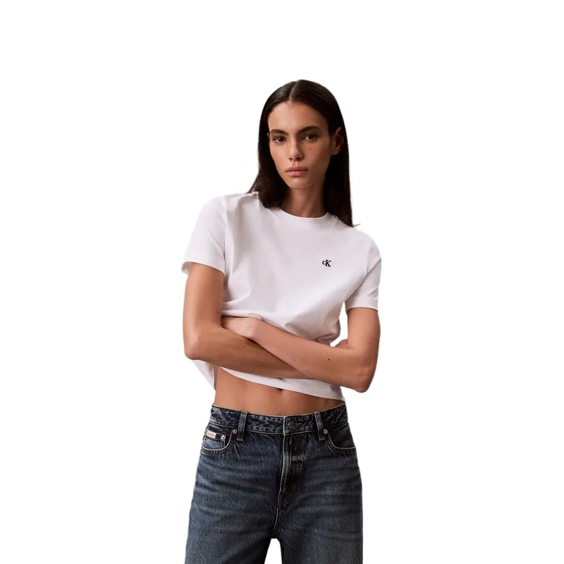 Футболка женская SS25 Calvin Klein, YAF-Ecru