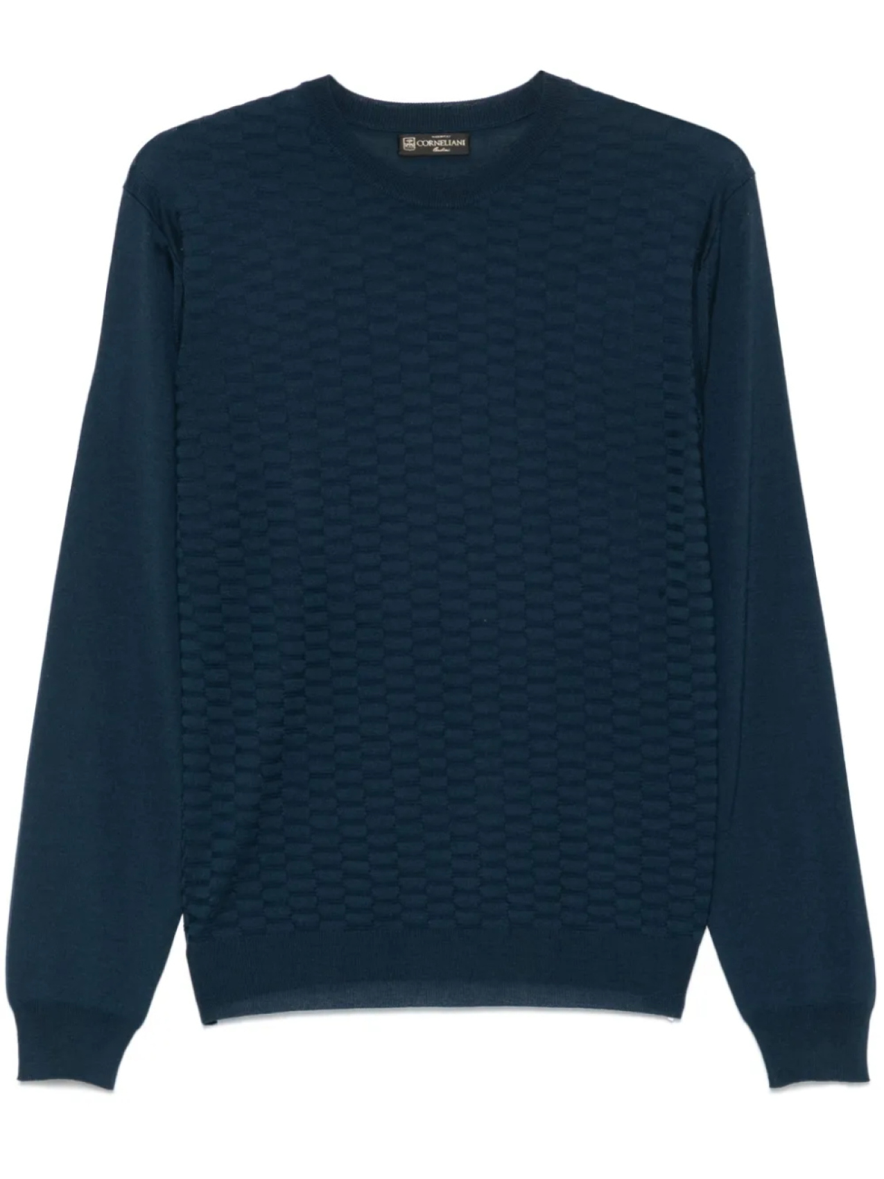 

Футболка Corneliani из тонкой вязки, синий