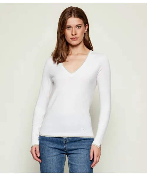 

Свитер Slim fit Liu Jo, белый