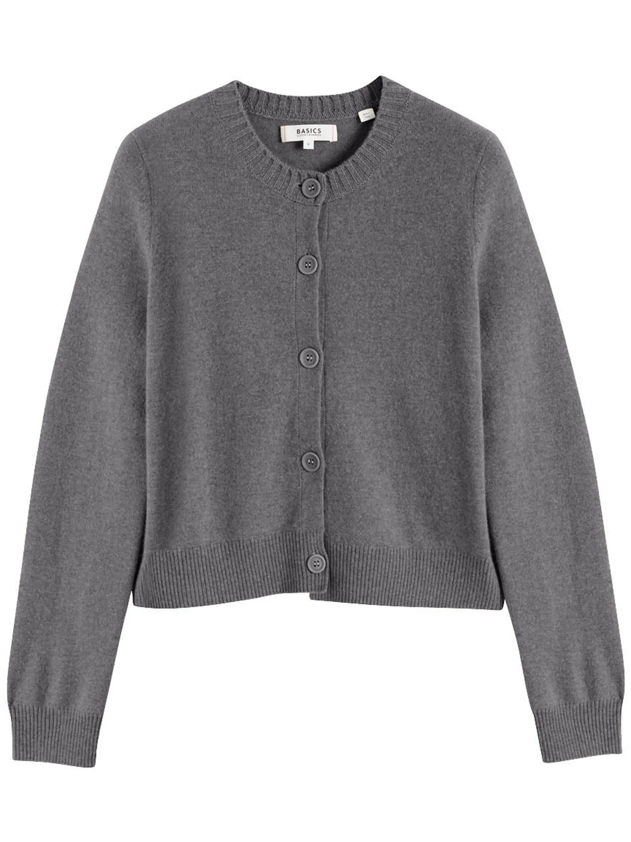 

Кардиган с круглым вырезом Chinti & Parker, серый